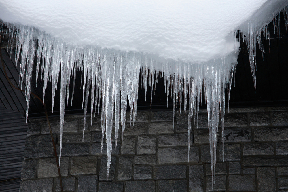 How to deal with icicles hanging off your eaves