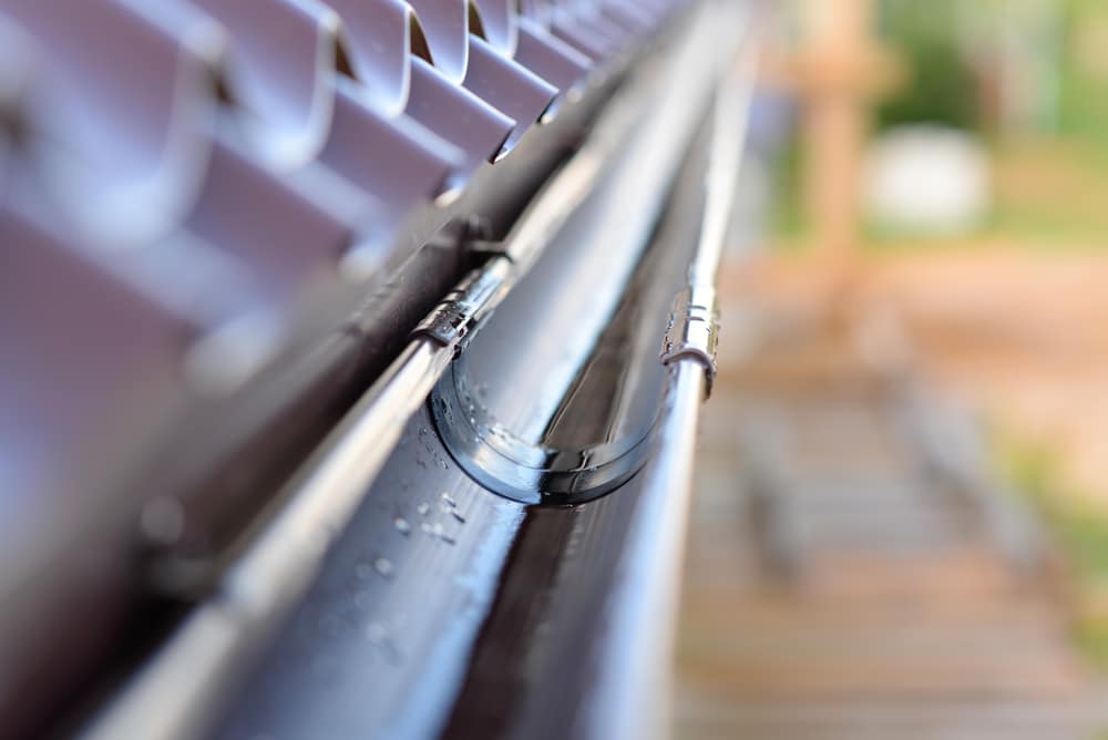 Close-up of a Clean Gutter