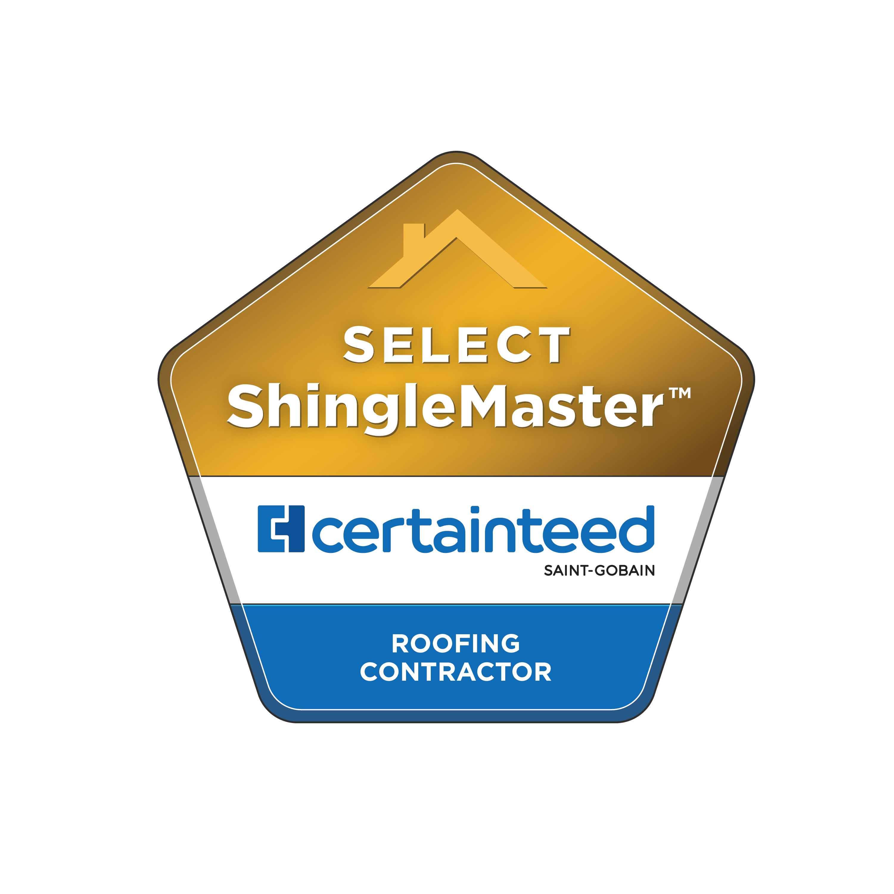 Roofmaster Select Shingle Master Badge